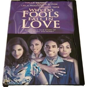 Why Do Fools Fall in Love [ DVD 1998 ] Romance Tate Fox Berry Rochon 1hr 56 mins